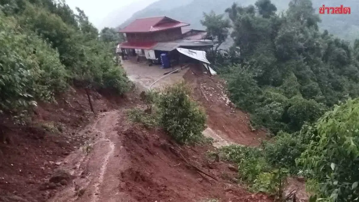 Geological Department Warns 9 Provinces of Heavy Rain, Flash Floods, and Landslide Risk in Hillside Areas