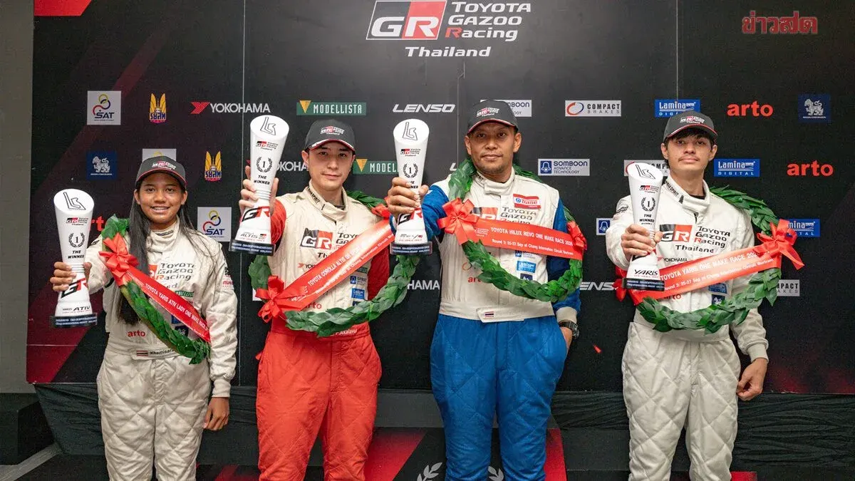 Toyota Gazoo Racing Thailand 2026 Heats Up at Buriram Rounds 3-4
