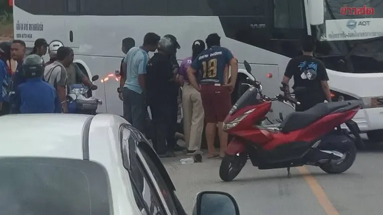 Woman Dies After Bus Strikes Motorcycle in Phuket