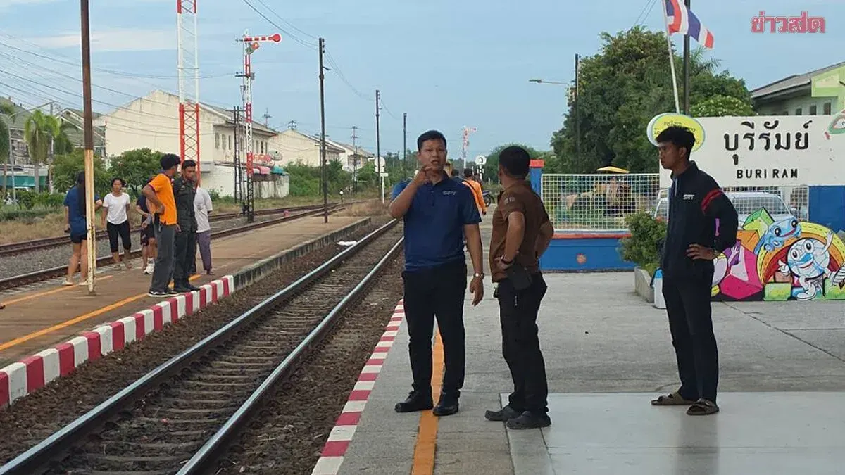 Man Struck And Killed By Train Near Buriram Station