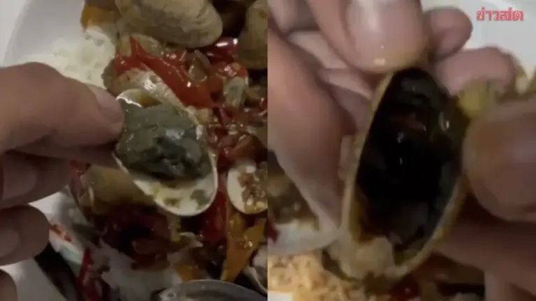 Guard Falls Ill After Buying Shellfish Curry With Dirt Inside