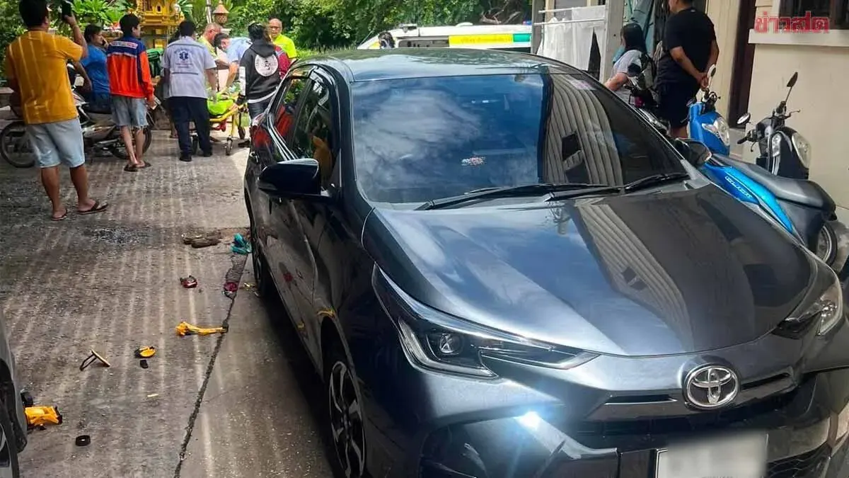 Two Young Children Hit by Car at Dormitory in Nakhon Ratchasima