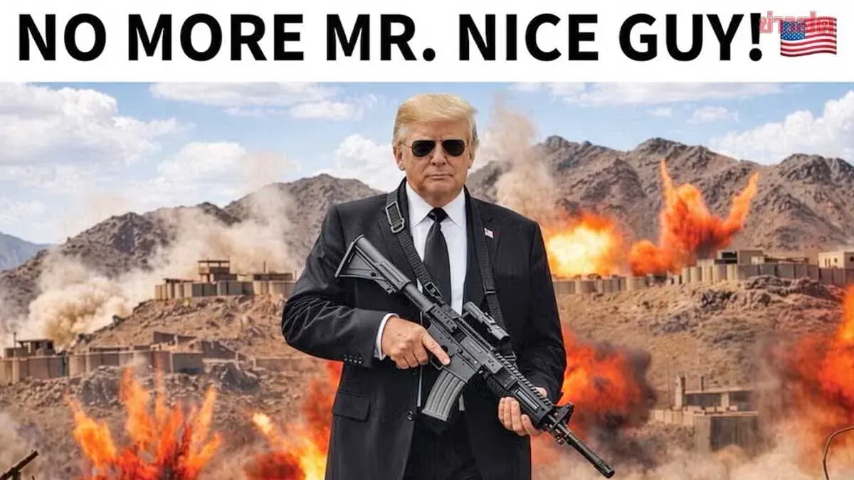 Trump Consults Oil Companies on Iran Squeeze, Shares Gun Photo with 'No More Mr. Nice Guy' Caption