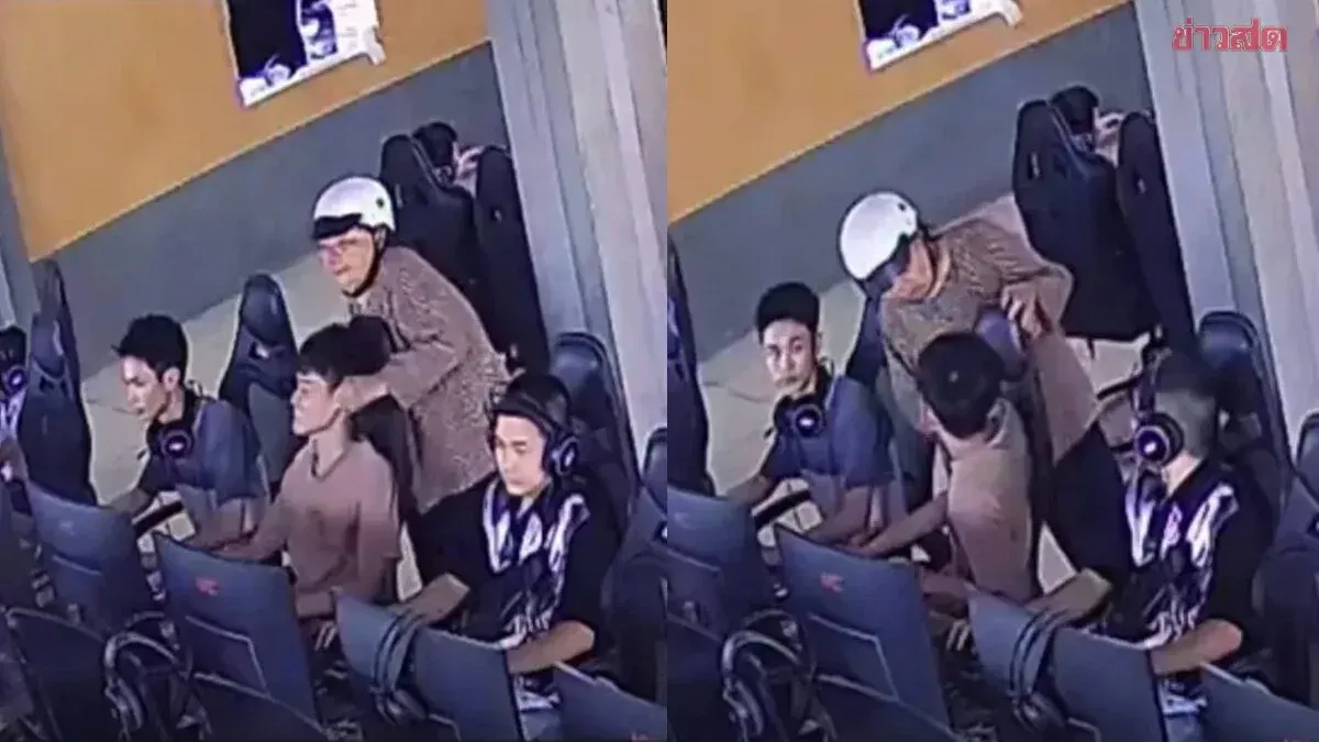 Viral: Grandmother Mistakes Young Man for Grandson, Drags Him by the Ear at Internet Café, Then Quickly Apologizes