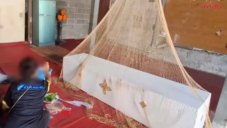 Sister Drapes Umbrella Over Brother's Coffin After Breaking Into Contractor's Home, Shot Dead