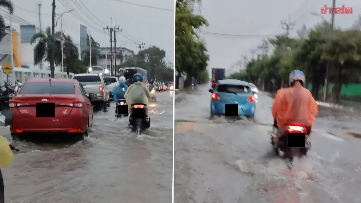Heavy Rain Swamps Bangkok, Minburi Hit Hardest