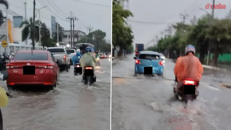 Heavy Rain Swamps Bangkok, Minburi Hit Hardest