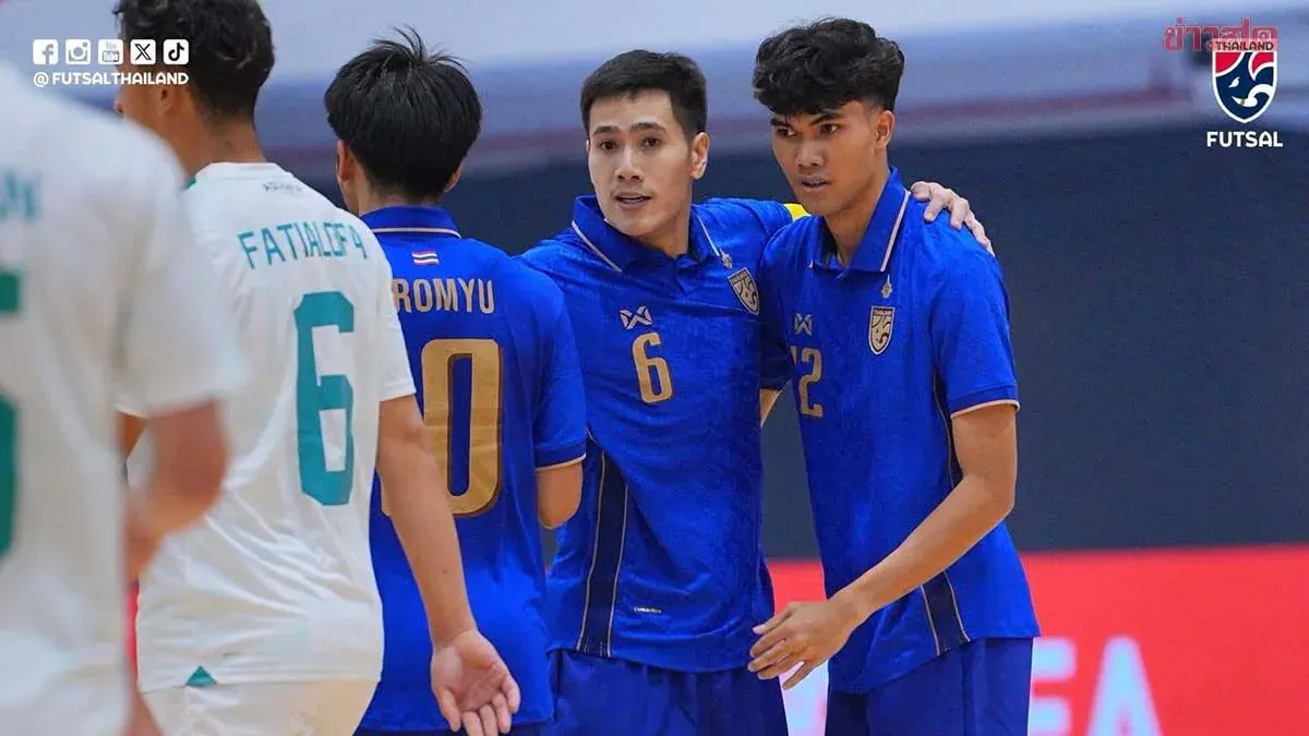 Thailand Routs New Zealand 6-0 in Futsal Championship Opener