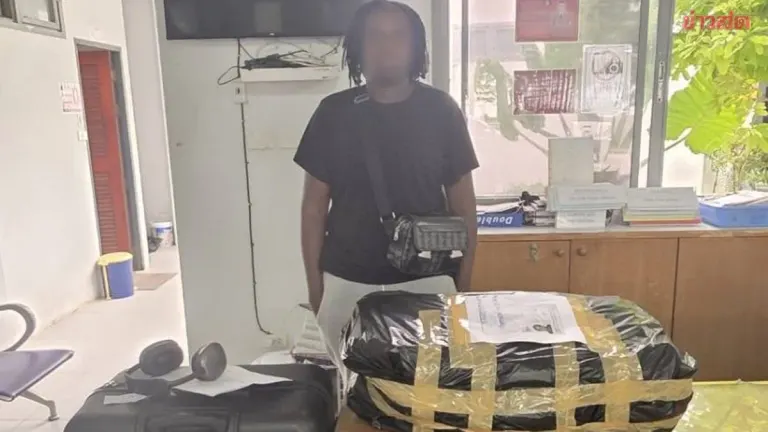 Four Tourists Arrested at Phuket Airport with 33kg of Cannabis