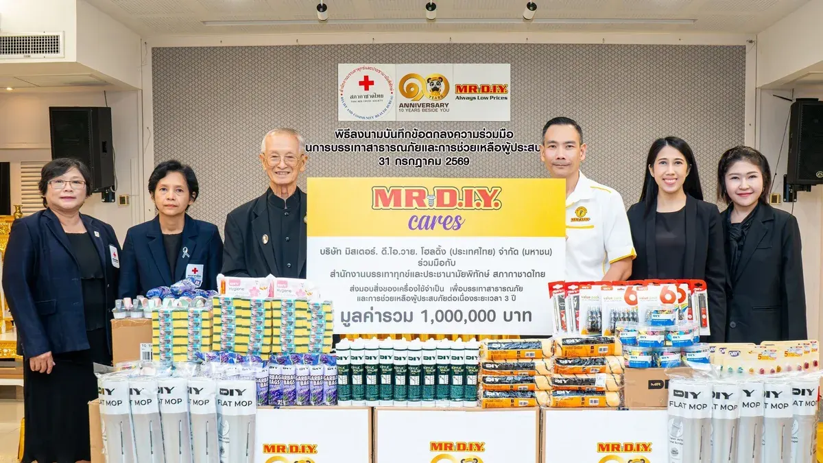 Mr. D.I.Y. Marks Decade With Thai Red Cross Partnership