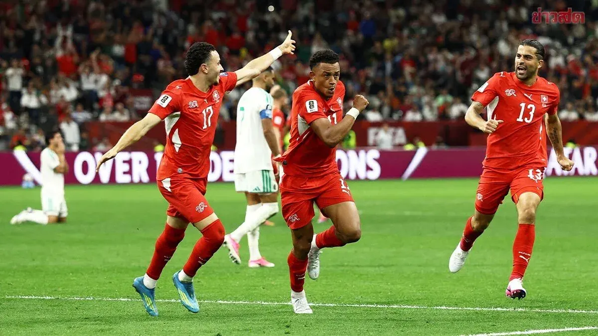 Switzerland Advances With 2-0 Win Over Algeria