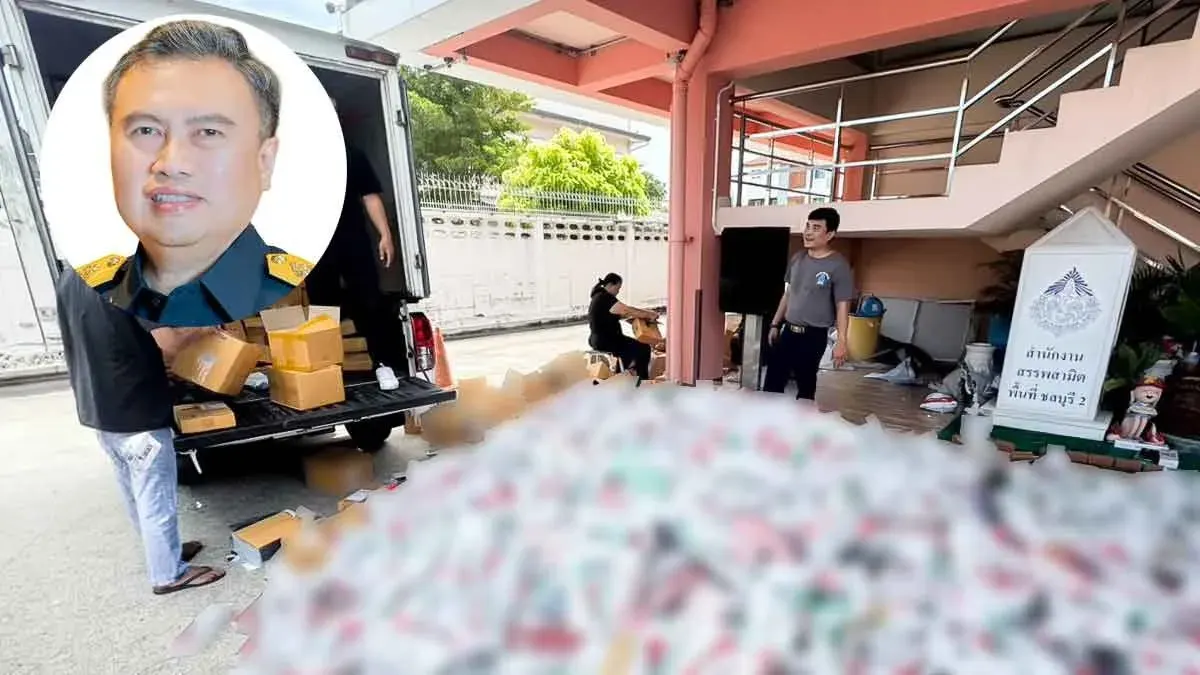 Authorities Seize Over 40,000 Illegal Cigarette Packs in Chachoengsao