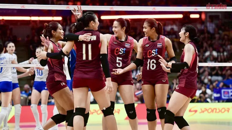 Thailand Women's Volleyball Drawn With Chinese Taipei in Asian Games