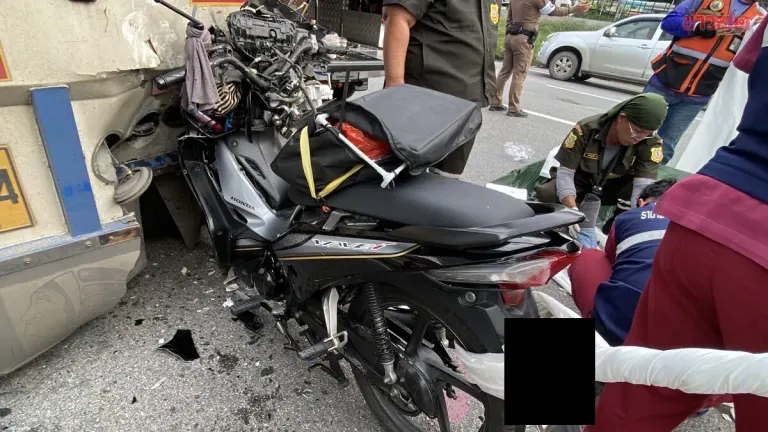 Food Delivery Rider Dies in Crash With 18-Wheel Truck