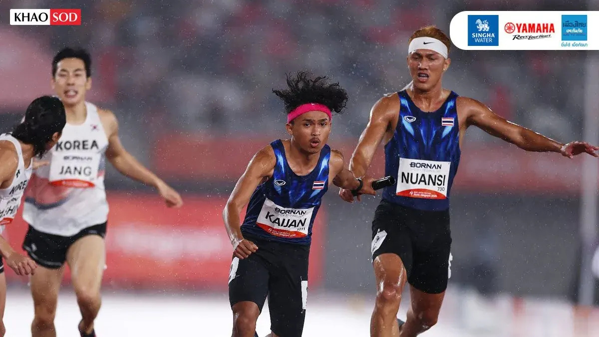 Thailand's Joshua Atkinson Misses Medal After Indian Block in Relay