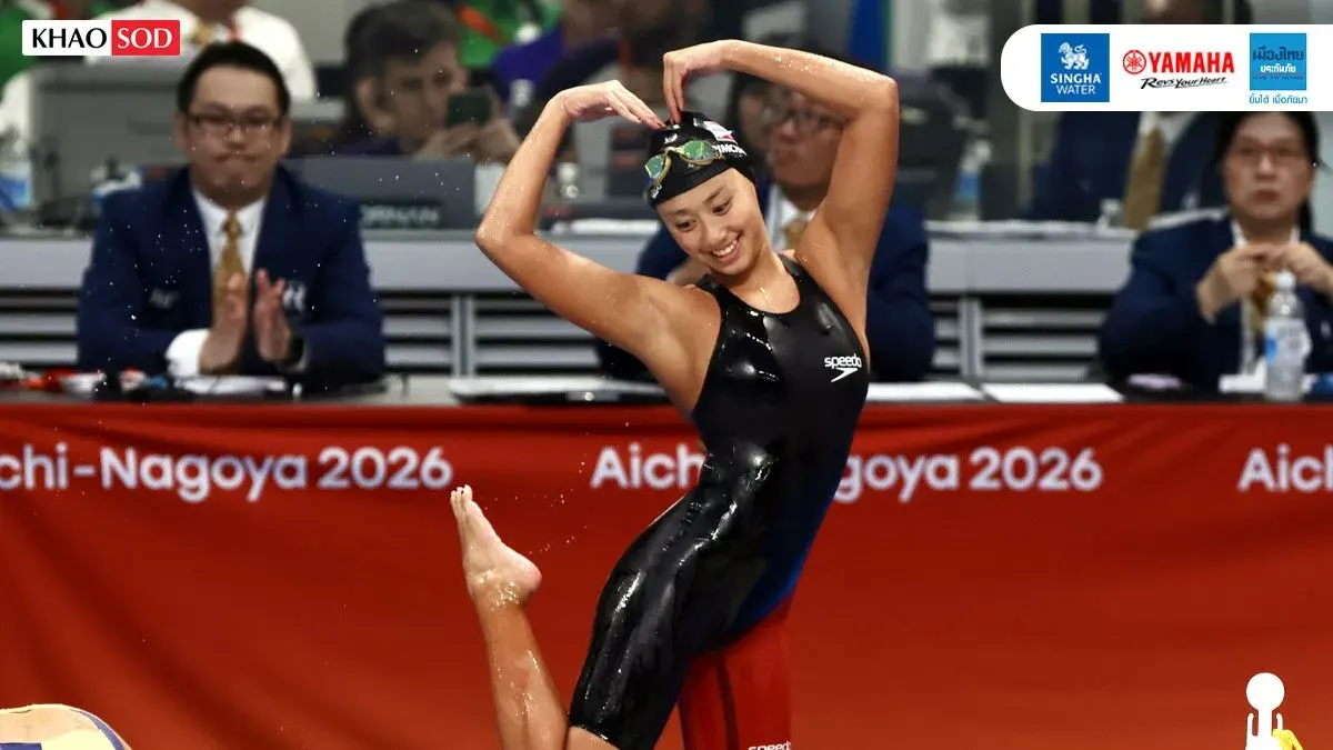 Thai Teen Swimmer Breaks National Record at Asian Games