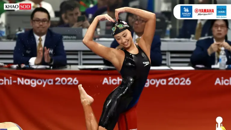 Thai Teen Swimmer Breaks National Record at Asian Games