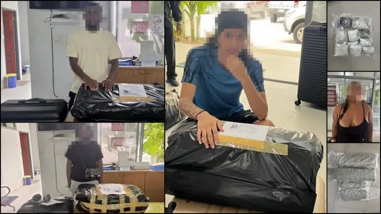 Four Foreign Nationals Arrested With 33kg Cannabis At Phuket Airport