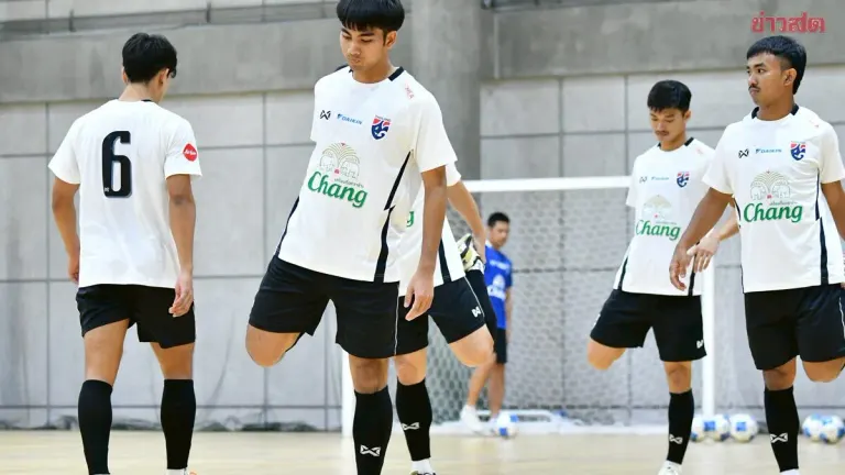 Thailand Futsal Team Begins Training for 2026 Continental Championship