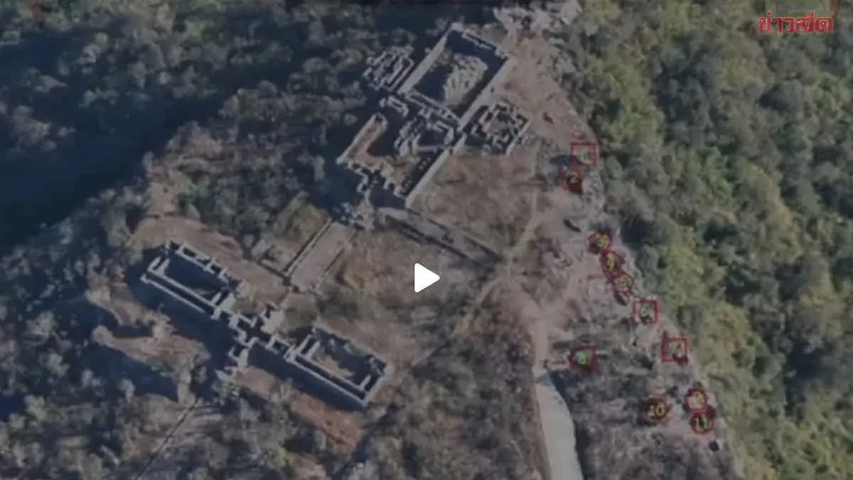 Thai Military Reveals Drone Strike Op Against Cambodian Forces at Preah Vihear