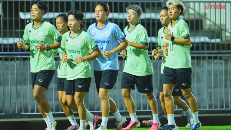 Thai Women's Football Squad Prepares for Taiwan at Asian Games