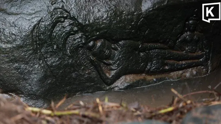Ancient underwater Narai carving opened to visitors in Ubon Ratchathani