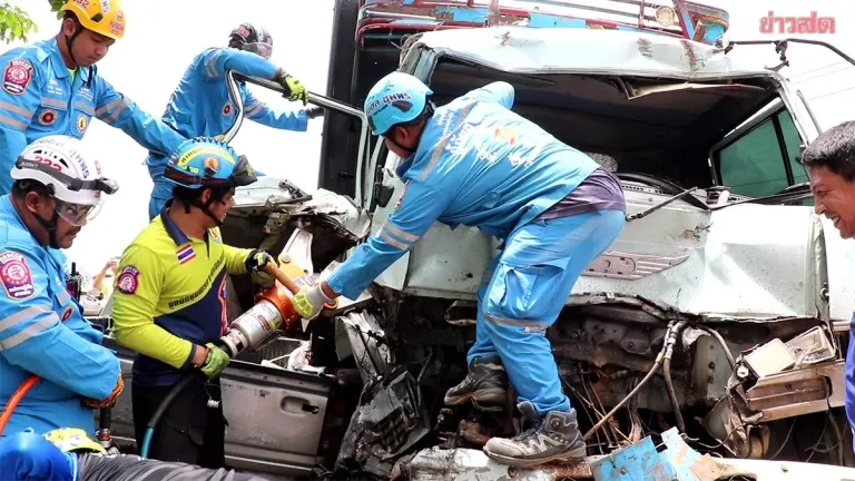 Six-Wheel Truck Crashes Into Vehicles at Checkpoint, Killing One and Injuring Multiple