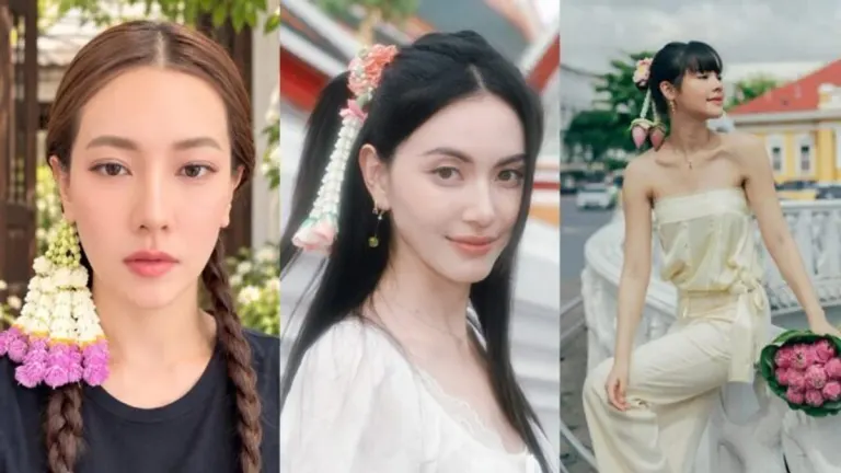 Thai Flower Garlands Become Viral Fashion Trend