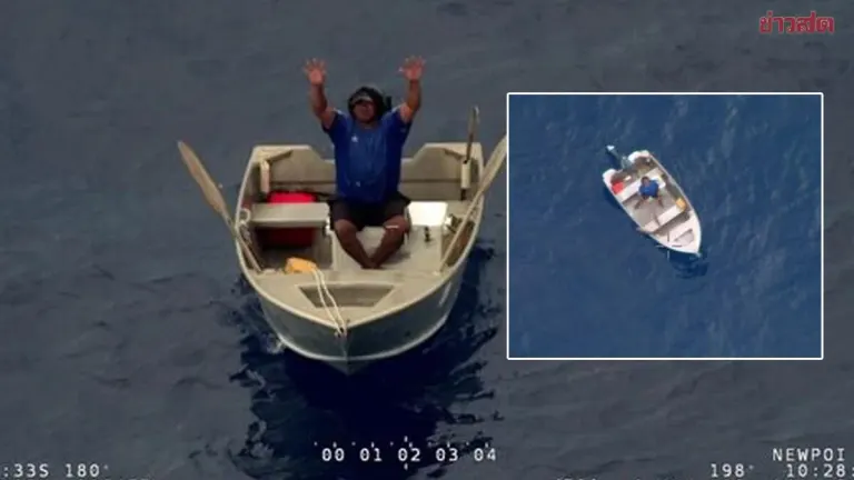Fisherman Survives Eight Days Adrift in Pacific Ocean