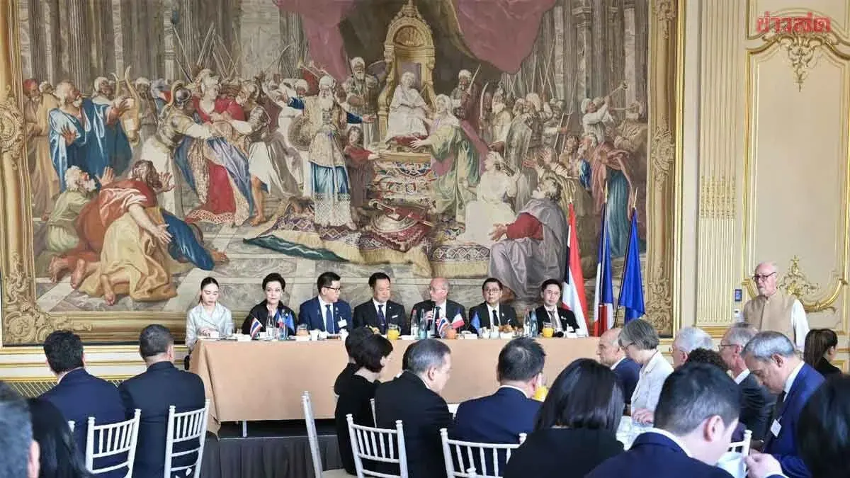 Thai Delegation Discusses with French Employers Association, Positioning Thailand as Gateway to ASEAN