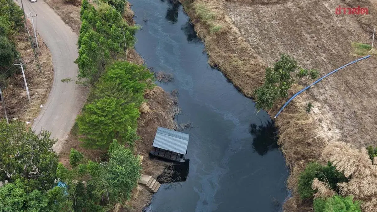 Officials Confirm Black Water in Prachinburi River Within Safety Limits
