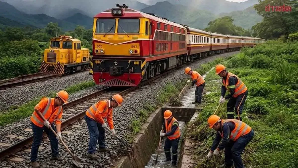 Thai Railways on High Alert for Northern Floods