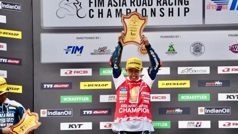 Thai Rider Krit Wins Asian Championship at Sepang