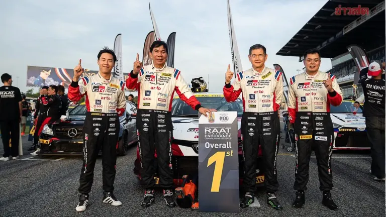 Toyota Gazoo Racing Thailand Sweeps Two Classes at RAAT Endurance 2026
