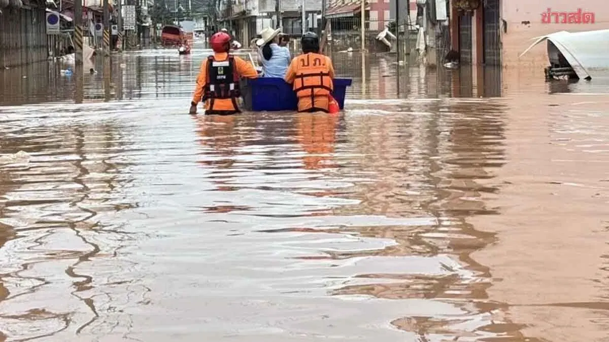 Floods Strike 27 Thai Provinces, Affecting 1.7 Million People