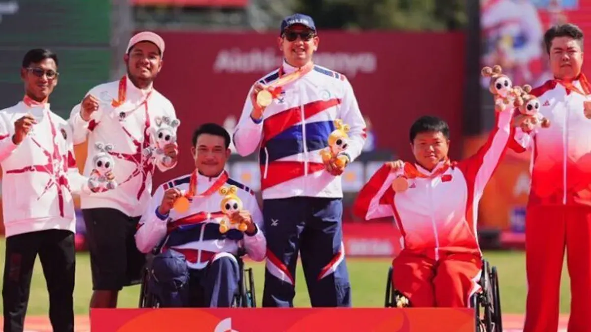 Thai Para-Archers Win Gold at Asian Para Games