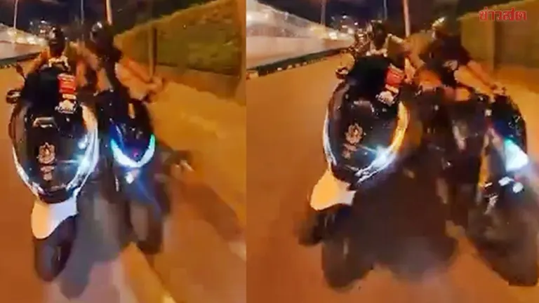 Soldier on Motorbike Hits Police, Flees Bangkok Chase