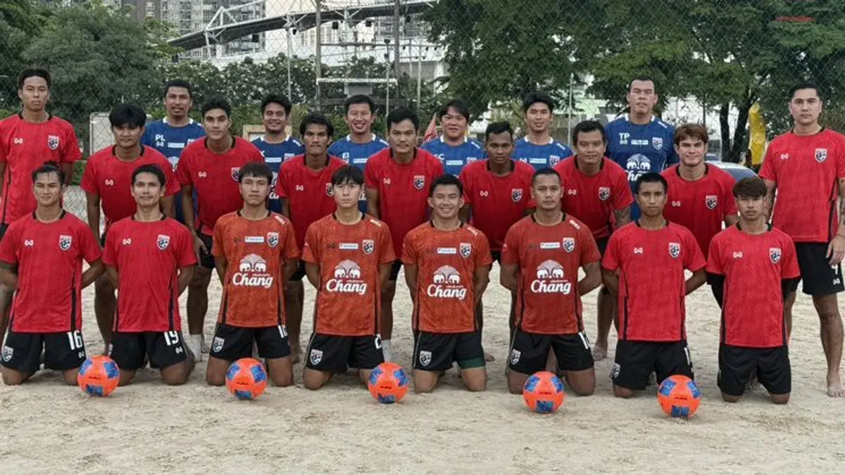 Thailand Beach Soccer Team Boosts Fitness for Asian Cup