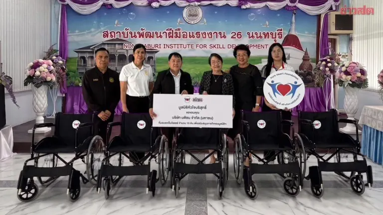 Charity Delivers 5 Wheelchairs to Disabled in Nan Province