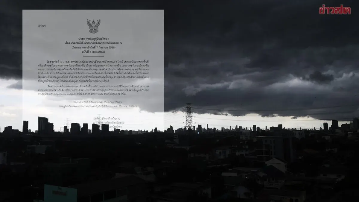 Meteorological Department Issues Eighth Heavy Rain Warning