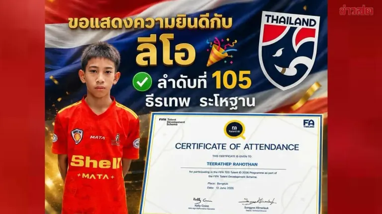 Thailand Football Association Names 105 Young Talents in FIFA TDS 2026 Program