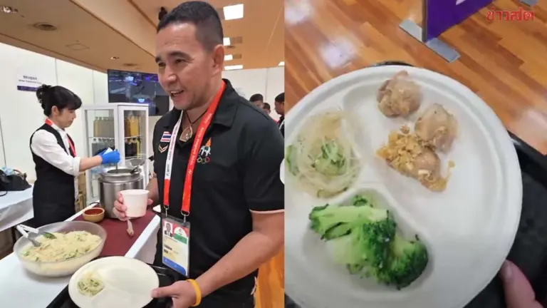 Thai Teqball Coach Jokes About Asian Games Cafeteria Portions