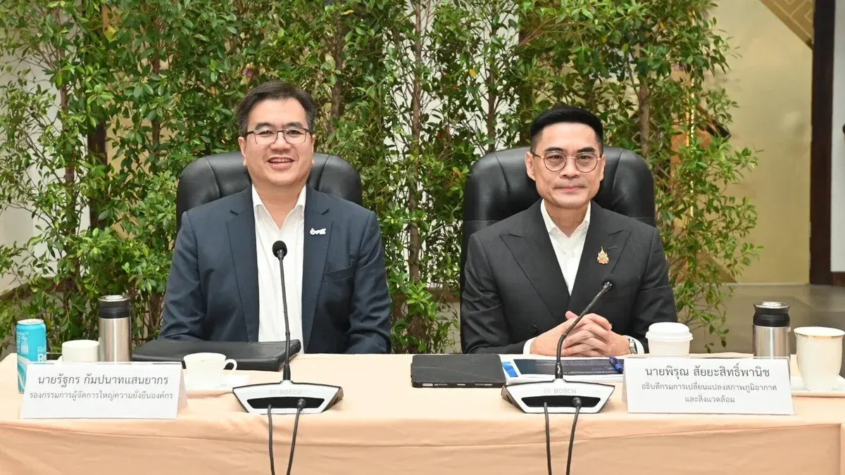 Climate Change Department Partners with PTT to Advance Research and Innovation in Climate Technology