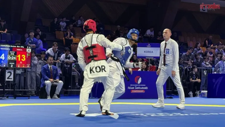 Sirawit Falls to South Korea, Misses Medal at Asian Taekwondo Championships