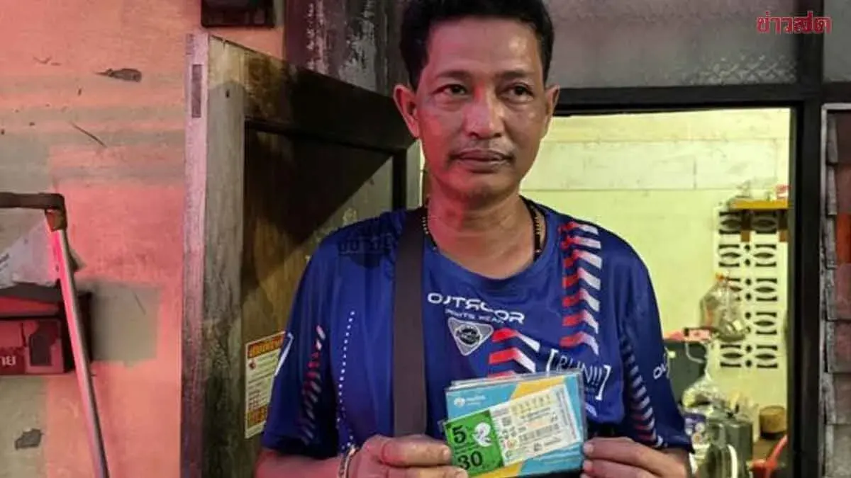 Samut Prakan Vegetable Seller Wins 30 Million Baht Lottery