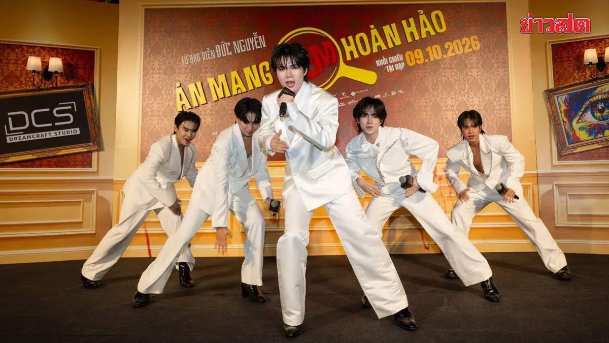 Thai T-POP Group QENRYX Debuts in Vietnam Film Premiere