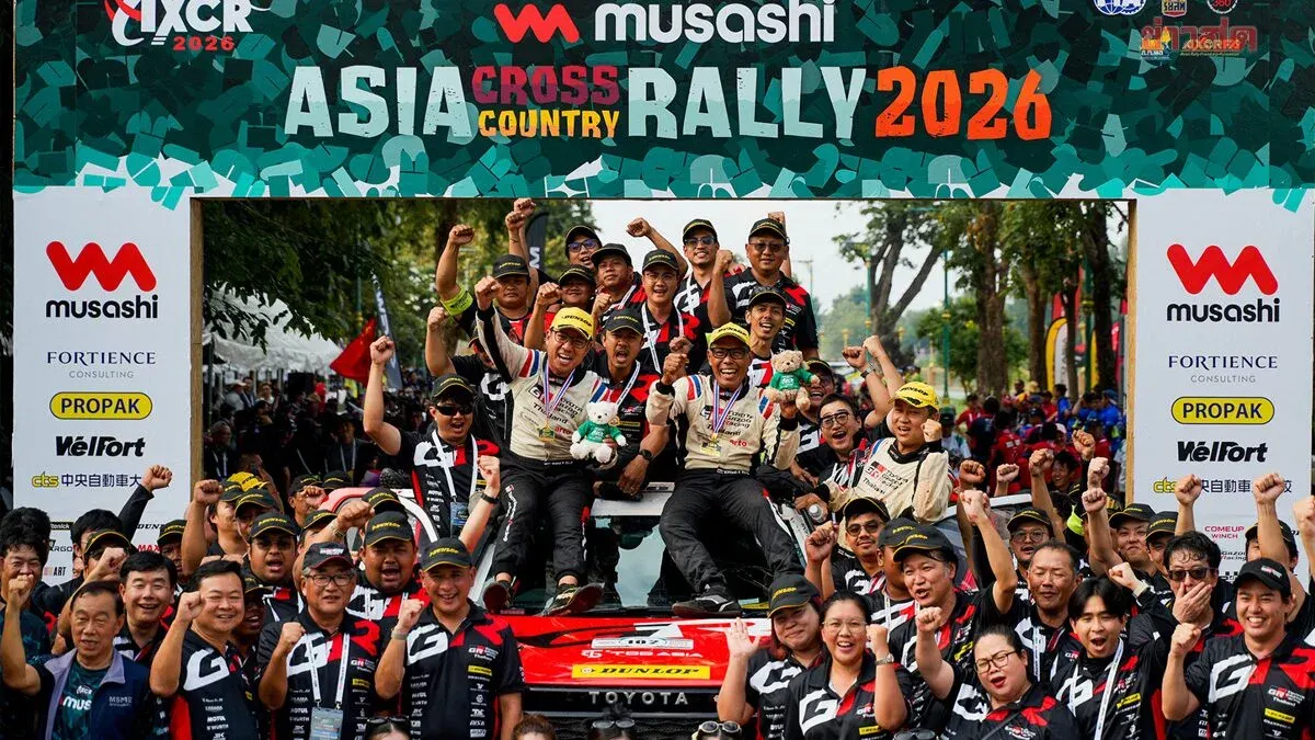Toyota Hilux TRAVO Finishes Second at Asia Cross Country Rally 2026