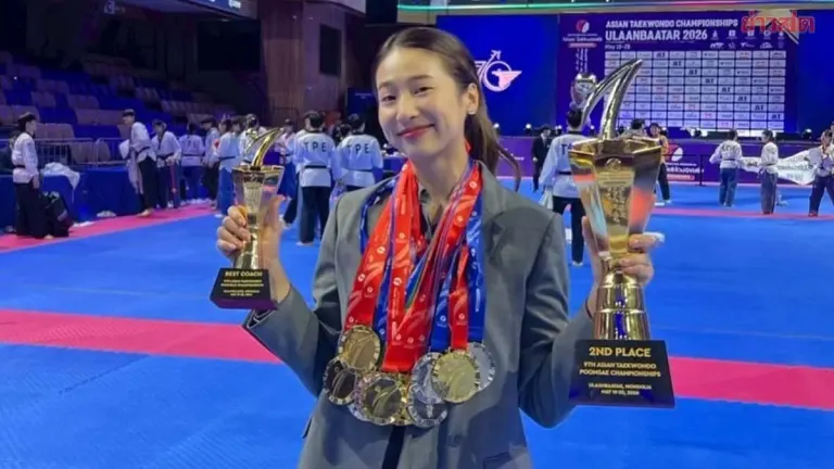 Coach Aomsin Thanks Thai Poomsae Team After Strong Performance at Asian Championships