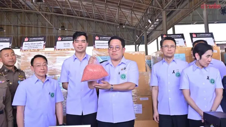 Thailand Destroys 13 Tons of Seized Drugs in National Ceremony