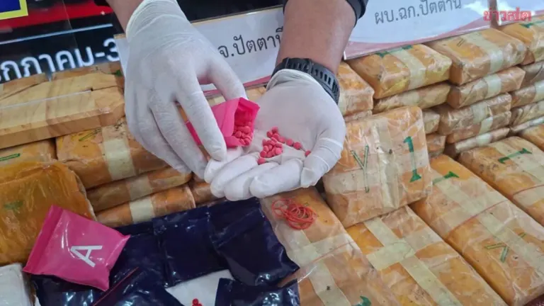 Police Seize 506,000 Methamphetamine Pills Worth 30 Million Baht